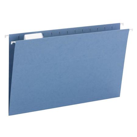 SMEAD Folder, Hanging, Lgl, 1/5, Blue Pk SMD64160